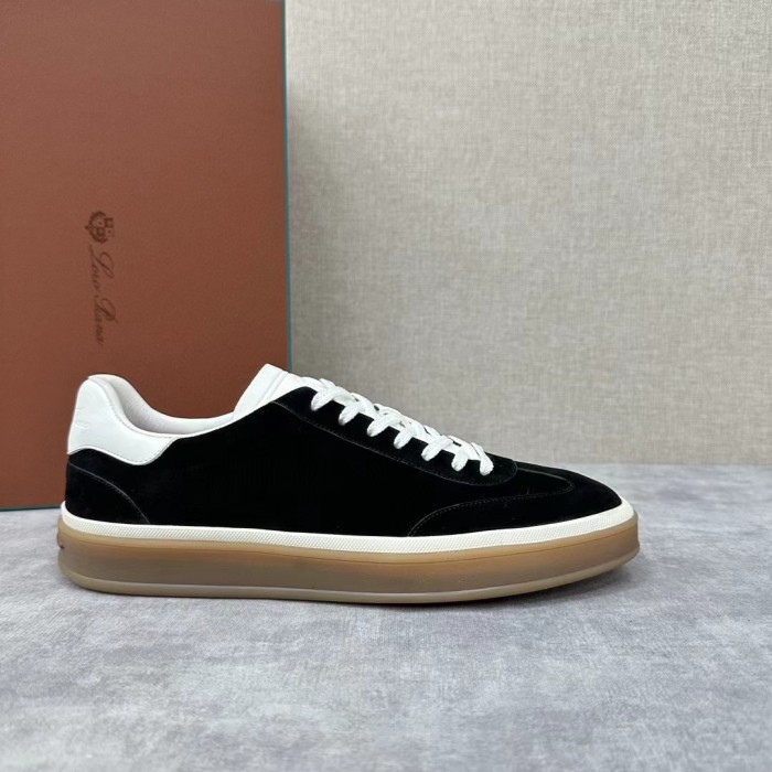 NIGO Loro Piana Men's Lychee Print Spliced Suede Fabric Color Clash Casual Board Shoes #nigo98732
