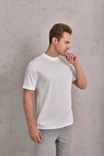 NIGO Loro Piana Men's Summer Solid Color Casual Fashion Round Neck Cotton Short Sleeve T-Shirt #nigo98734