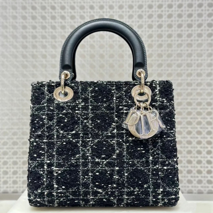 NIGO Dior Women's Spring And Summer Fashion Classic Logo Plaid Metal Accessories Handheld Diagonal Cross Large Capacity Bag #nigo98728