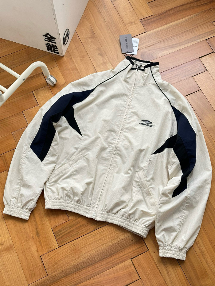 NIGO Balenciaga Men's And Women's Spring And Autumn Logo Letter Printing Color Collision Collar Loose Fit Jacket #nigo98759