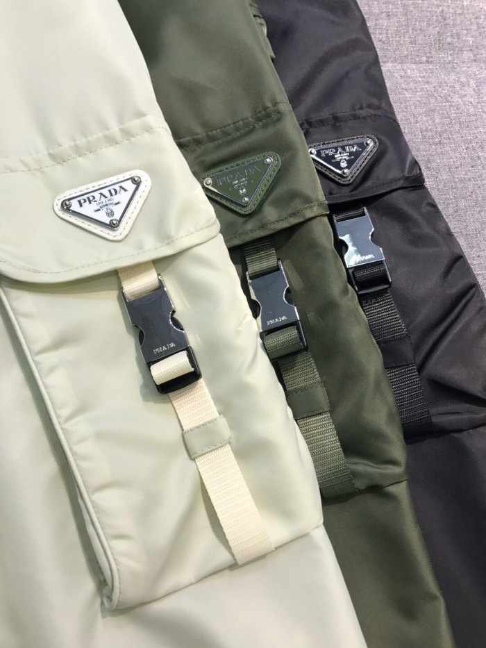 NIGO Prada Men's Spring And Fall Pure Nylon Color Lapel Loose Single Breasted Long Sleeved Shirt Jacket #nigo98748