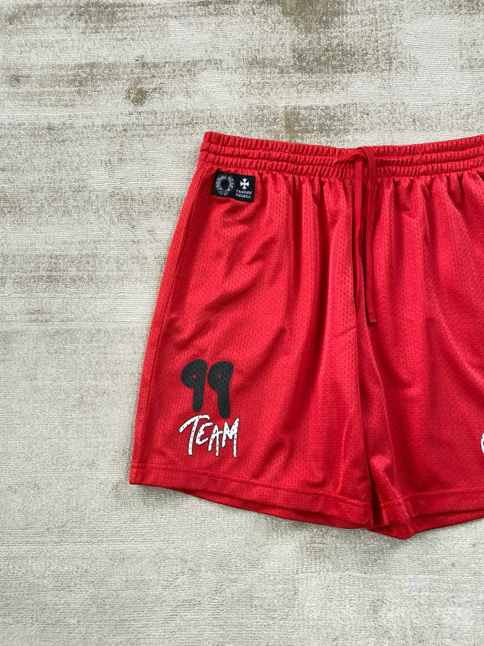 NIGO Chrome Hearts Men's Spring and Autumn Printed Stretch Drawstring Loose Fit Sweatpants Shorts #nigo98774