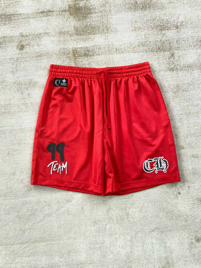 NIGO Chrome Hearts Men's Spring and Autumn Printed Stretch Drawstring Loose Fit Sweatpants Shorts #nigo98774