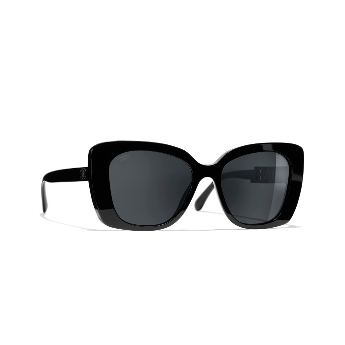 NIGO Chanel Women's Monogram Logo Hollow Out Decorative Acetate Irregular Sunglasses Glasses #nigo98824