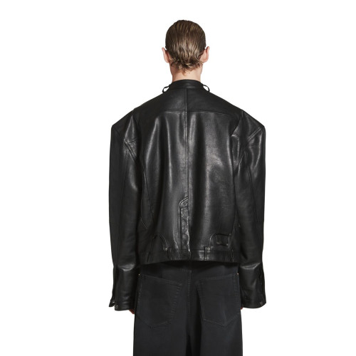 NIGO Balenciaga Deconstructed Zip-Up Jacket In Black Ngvp #nigo6682