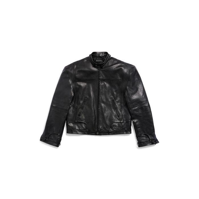 NIGO Balenciaga Deconstructed Zip-Up Jacket In Black Ngvp #nigo6682