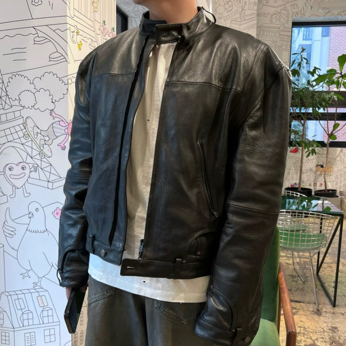 NIGO Balenciaga Deconstructed Zip-Up Jacket In Black Ngvp #nigo6682