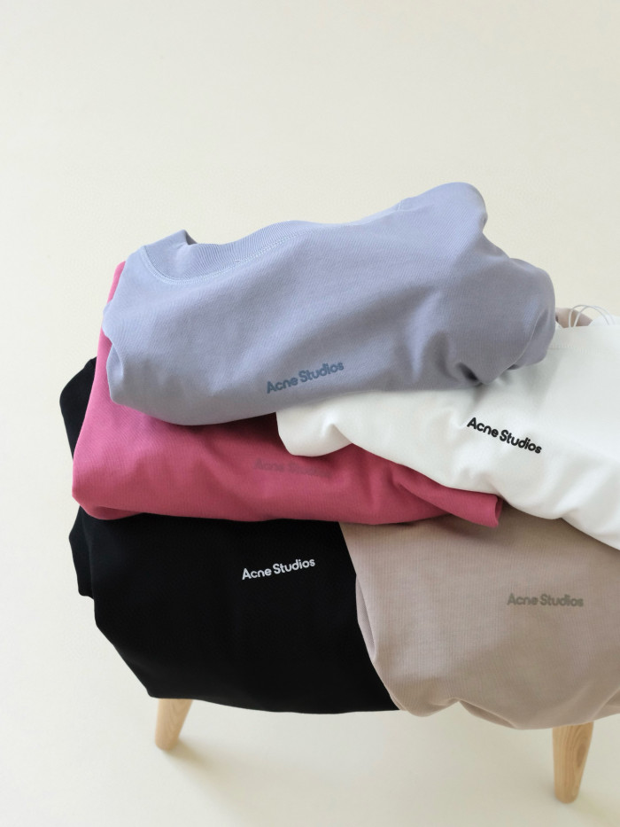 NIGO Acne Studios Men's Summer Solid Color Logo Printed Round Neck Cotton Short Sleeve T-Shirt #nigo98862