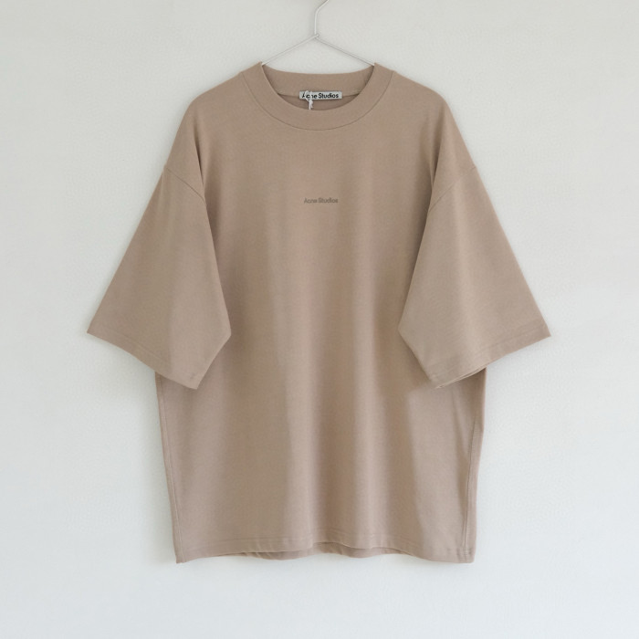 NIGO Acne Studios Men's Summer Solid Color Logo Printed Round Neck Cotton Short Sleeve T-Shirt #nigo98862