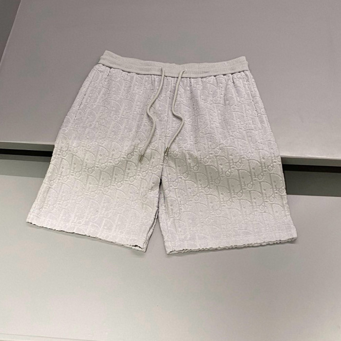 NIGO Dior Men's Summer Monogrammed Jacquard Solid Color Lace-Up Shorts Pants #nigo98871