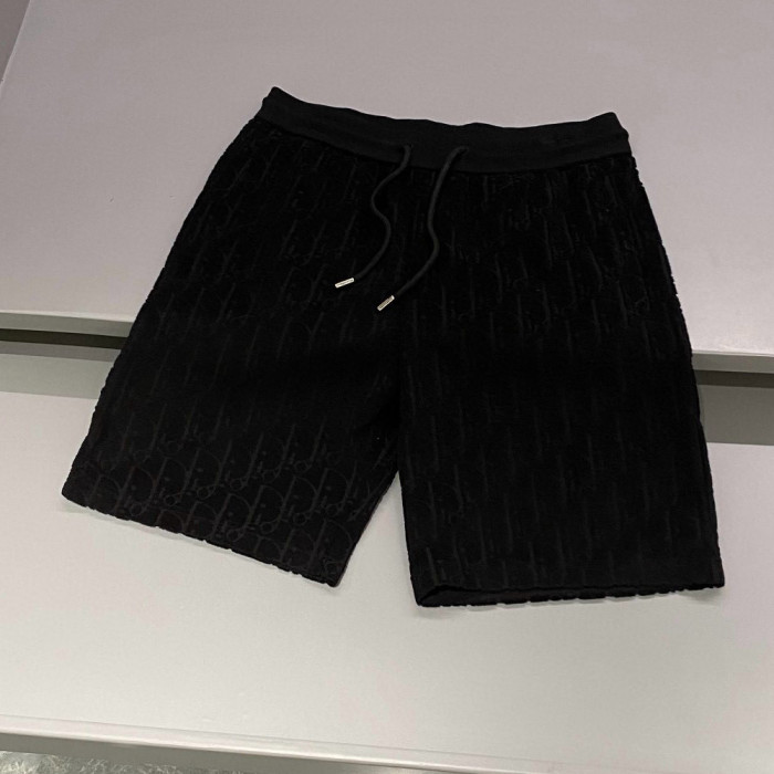 NIGO Dior Men's Summer Monogrammed Jacquard Solid Color Lace-Up Shorts Pants #nigo98871