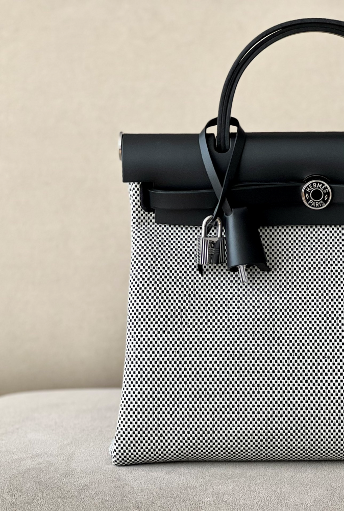 NIGO Hermes Men's And Women's Canvas Collocation Cowhide Handheld Single Shoulder Diagonal Cross Bag Bags #nigo98876