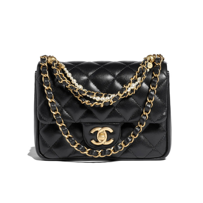 NIGO Chanel Women's Solid Color Sheepskin Mini Mouth Cover Bag Chain Shoulder Bags #nigo98938