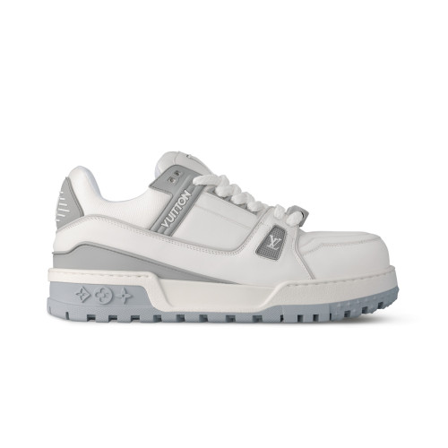NIGO Louis Vuitton LV TRAINER MAXI Men's and Women's Little Chubby Leather Lace-Up Low Top Board Shoes #nigo98956