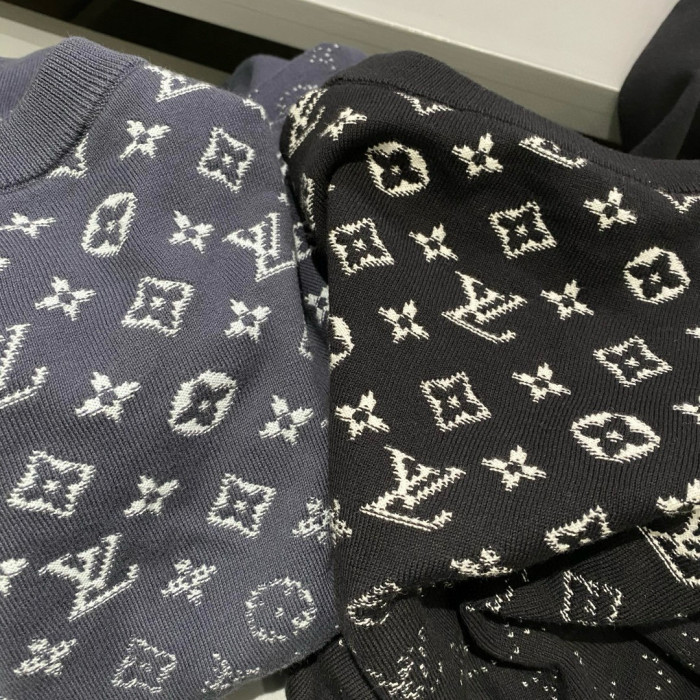 NIGO Louis Vuitton Men's Spring and Fall Gradient Logo Printed Round Neck Cotton Pullover Sweatshirt #nigo98968