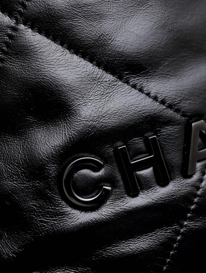 NIGO Chanel Women's Letter Logo Lattice Drawstring Closure Shiny Calfskin Mini Shoulder Crossbody Bag Bags #nigo98969