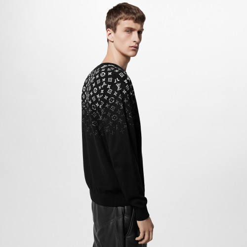 NIGO Louis Vuitton Men's Spring and Fall Gradient Logo Printed Round Neck Cotton Pullover Sweatshirt #nigo98968