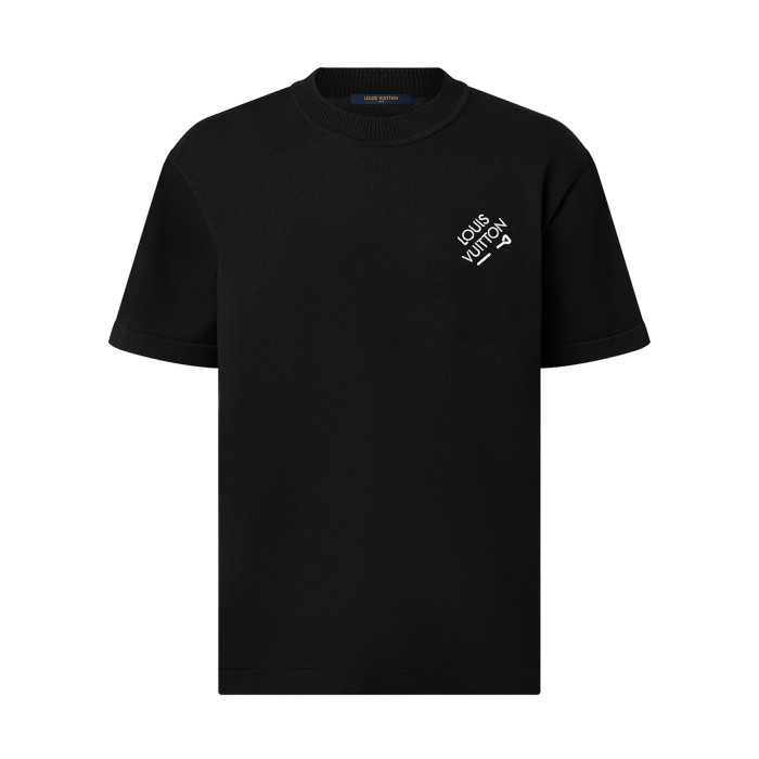 NIGO Louis Vuitton Men's Summer Embroidered Logo Round Neck Cotton Short Sleeve T-Shirt #nigo99122