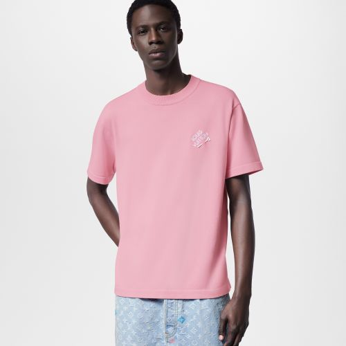 NIGO Louis Vuitton Men's Summer Embroidered Logo Round Neck Cotton Short Sleeve T-Shirt #nigo99122