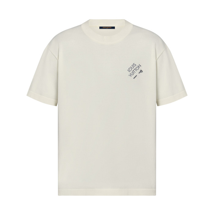 NIGO Louis Vuitton Men's Summer Embroidered Logo Round Neck Cotton Short Sleeve T-Shirt #nigo99122
