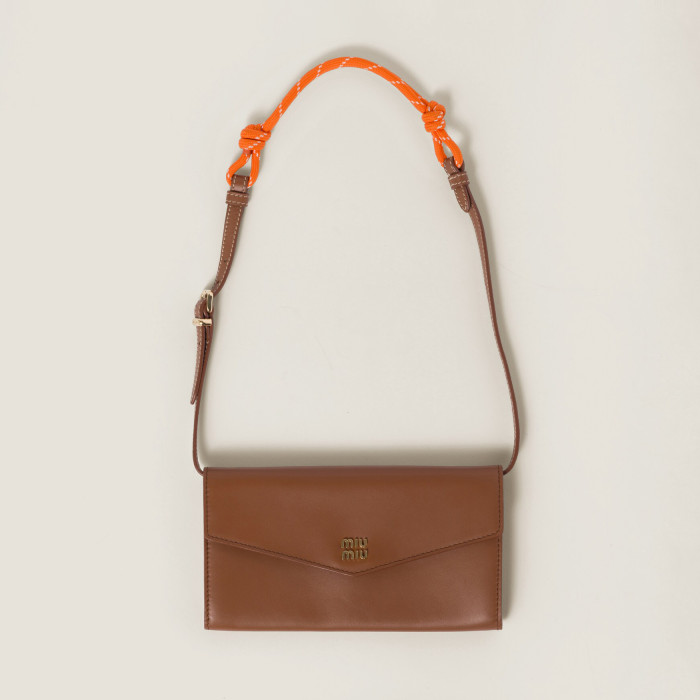 NIGO MiuMiu Women's Solid Colour Fabric Quilted Leather Shoulder Strap Shoulder Wallet Bag Bags #nigo99198