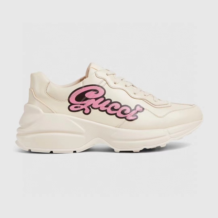 NIGO Gucci Men's And Women's Cartoon Pattern Cowhide Lace Up Low Top Sneakers Shoes #nigo98811