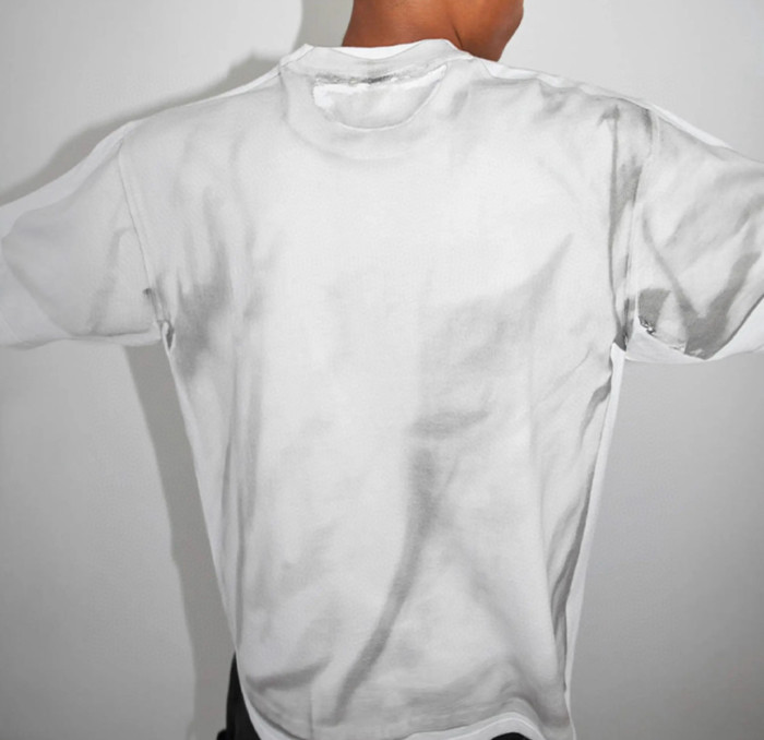 NIGO Supreme x MM6 Maison Margiela Men's and Women's Summer Deconstructed False Two Piece Square Logo Short Sleeve T-Shirt #nigo99239
