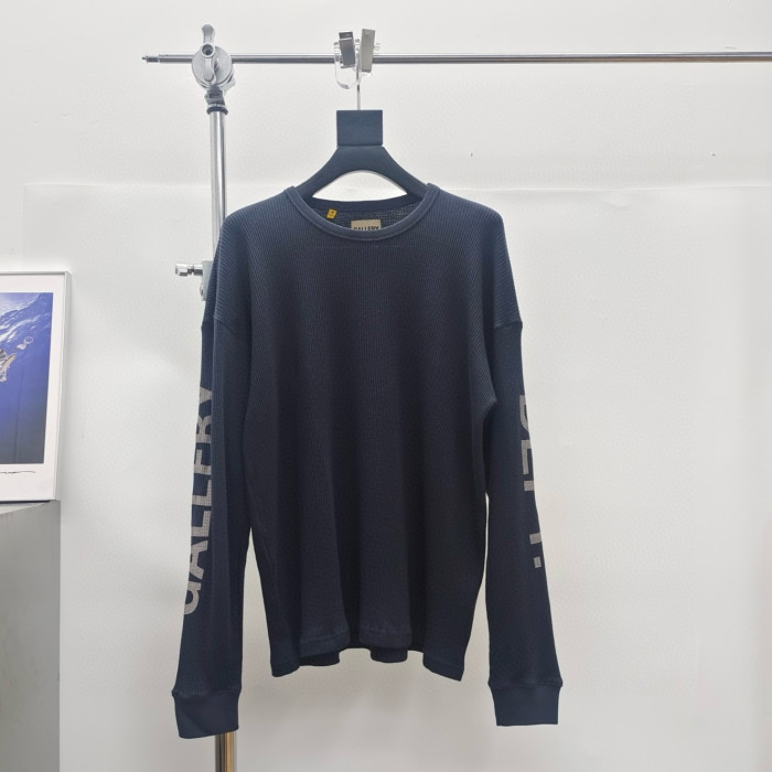 NIGO Gallery Dept Men's and Women's Spring and Autumn Letters Retro Washed Round Neck Cotton Pullover Long Sleeve Knit Sweater #nigo99262