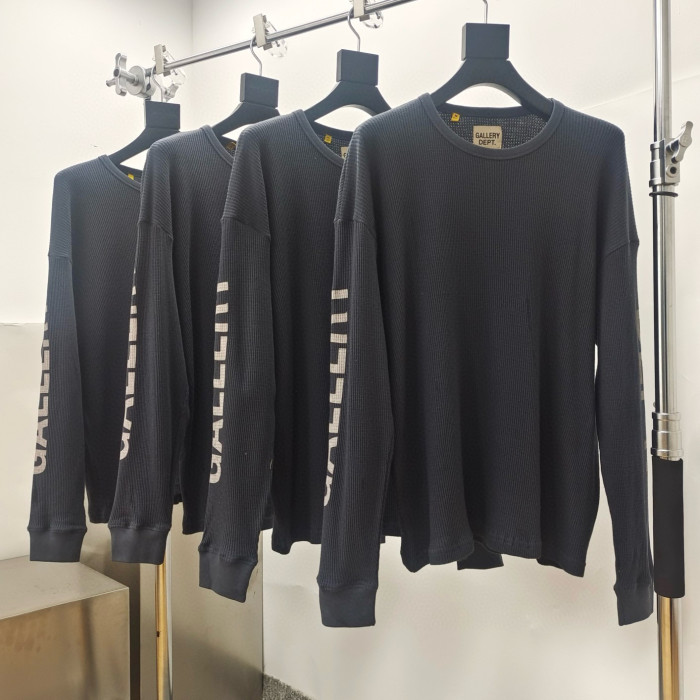 NIGO Gallery Dept Men's and Women's Spring and Autumn Letters Retro Washed Round Neck Cotton Pullover Long Sleeve Knit Sweater #nigo99262