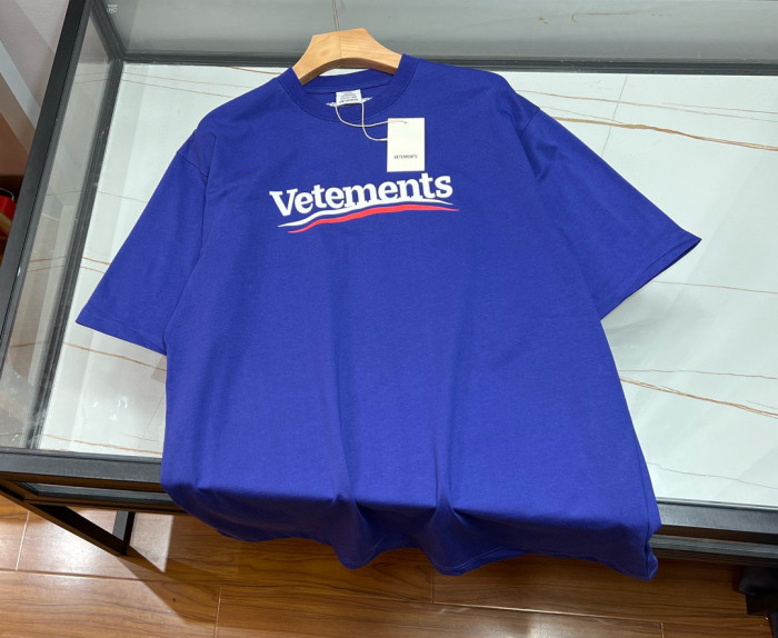 NIGO Vetements Men's and Women's Summer Letter Logo Printed Solid Colour Drop Shoulder Short Sleeve T-Shirt #nigo99271