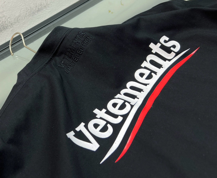 NIGO Vetements Men's and Women's Summer Letter Logo Printed Solid Colour Drop Shoulder Short Sleeve T-Shirt #nigo99271