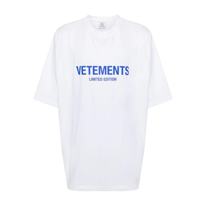 NIGO Vetements Men's and Women's Summer Letter Logo Printed Solid Colour Drop Shoulder Short Sleeve T-Shirt #nigo99272