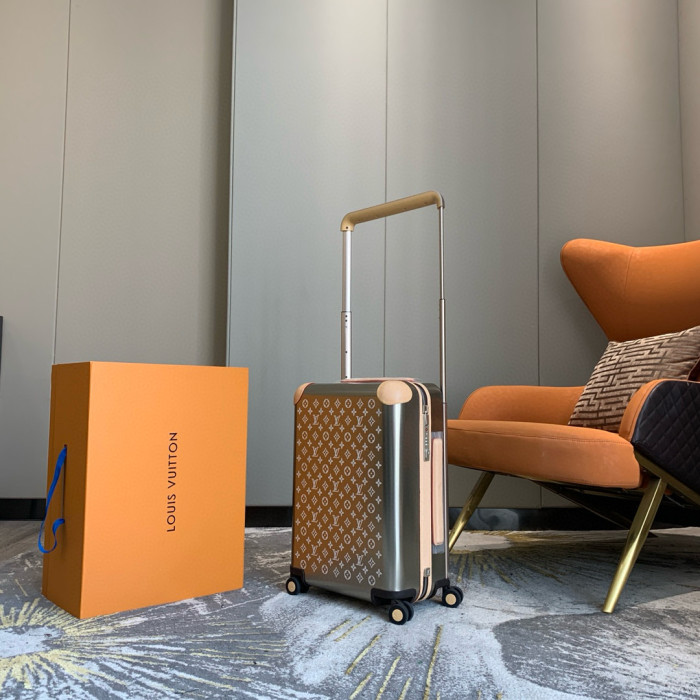 NIGO Louis Vuitton Titanium Alloy Material Letters Print Trolley Luggage Travelling Bag Bags #nigo99276