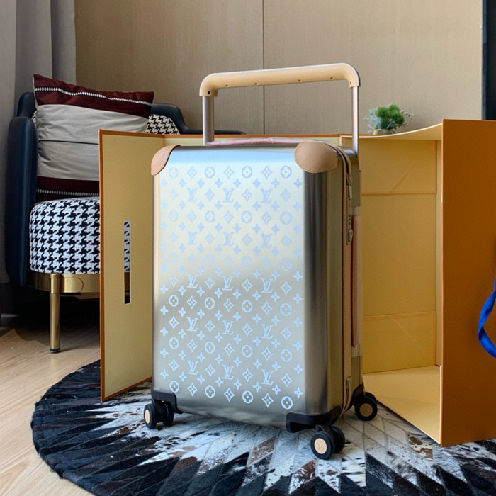NIGO Louis Vuitton Titanium Alloy Material Letters Print Trolley Luggage Travelling Bag Bags #nigo99276