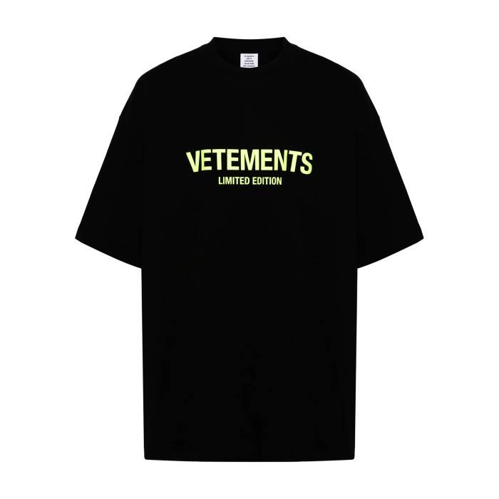 NIGO Vetements Men's and Women's Summer Letter Logo Printed Solid Colour Drop Shoulder Short Sleeve T-Shirt #nigo99272