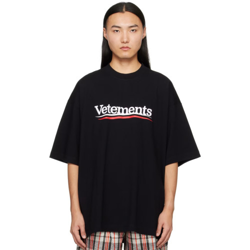 NIGO Vetements Men's and Women's Summer Letter Logo Printed Solid Colour Drop Shoulder Short Sleeve T-Shirt #nigo99271