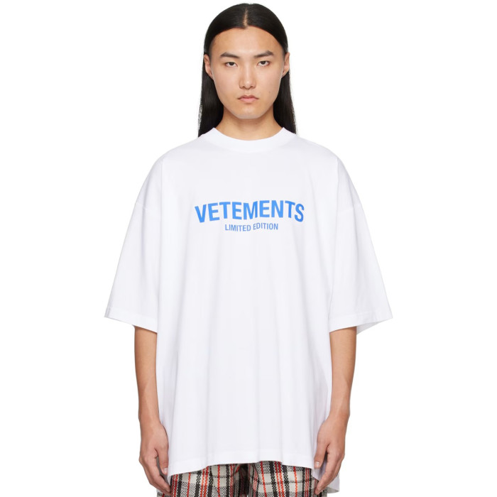 NIGO Vetements Men's and Women's Summer Letter Logo Printed Solid Colour Drop Shoulder Short Sleeve T-Shirt #nigo99272