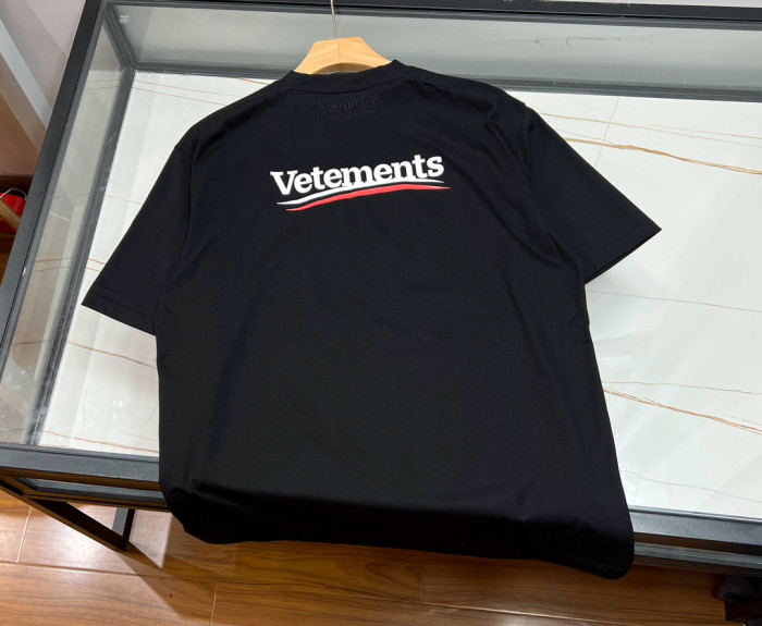NIGO Vetements Men's and Women's Summer Letter Logo Printed Solid Colour Drop Shoulder Short Sleeve T-Shirt #nigo99271