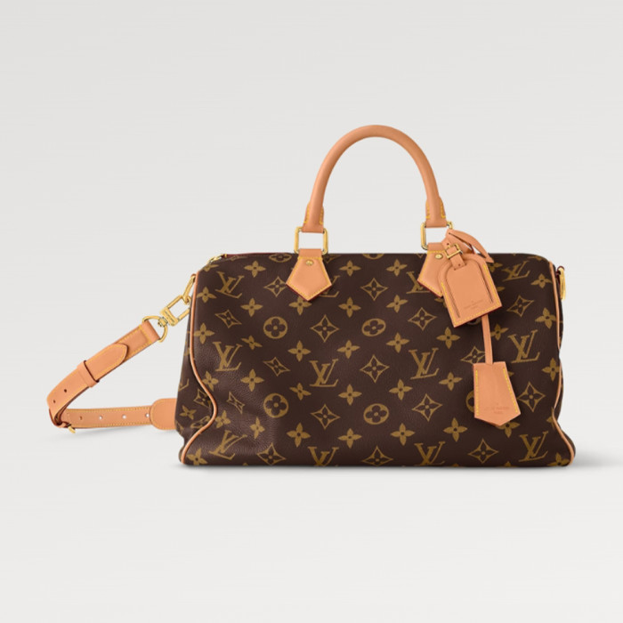 NIGO Louis Vuitton Men's Fashion Solid Color Adjustable Detachable Shoulder Strap SPEEDY P9 BANDOULIÈRE 40 Handbags Leather Shoulder Bags #nigo99287