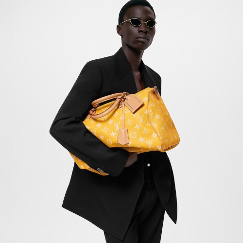 NIGO Louis Vuitton Men's Fashion Solid Color Adjustable Detachable Shoulder Strap SPEEDY P9 BANDOULIÈRE 40 Handbags Leather Shoulder Bags #nigo99287