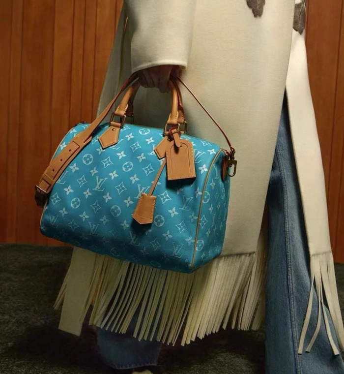 NIGO Louis Vuitton Men's Fashion Solid Color Adjustable Detachable Shoulder Strap SPEEDY P9 BANDOULIÈRE 40 Handbags Leather Shoulder Bags #nigo99287