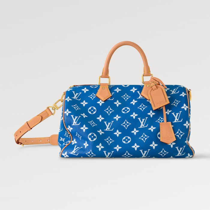 NIGO Louis Vuitton Men's Fashion Solid Color Adjustable Detachable Shoulder Strap SPEEDY P9 BANDOULIÈRE 40 Handbags Leather Shoulder Bags #nigo99287