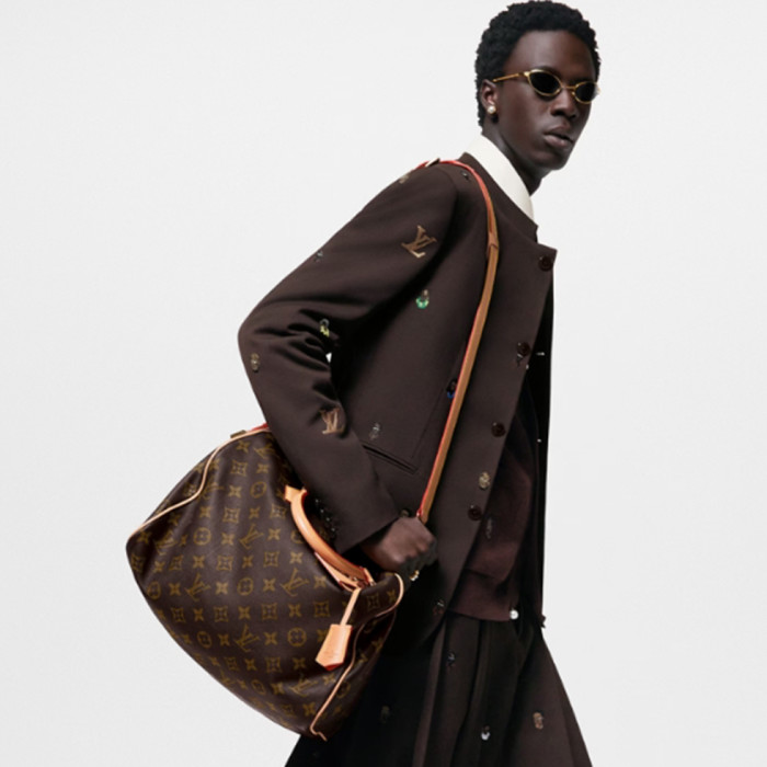 NIGO Louis Vuitton Men's Fashion Solid Color Adjustable Detachable Shoulder Strap SPEEDY P9 BANDOULIÈRE 40 Handbags Leather Shoulder Bags #nigo99287