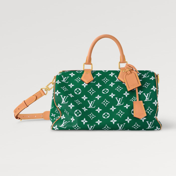 NIGO Louis Vuitton Men's Fashion Solid Color Adjustable Detachable Shoulder Strap SPEEDY P9 BANDOULIÈRE 40 Handbags Leather Shoulder Bags #nigo99287