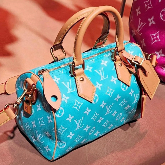 NIGO Louis Vuitton Men's Fashion Solid Color Adjustable Detachable Shoulder Strap SPEEDY P9 BANDOULIÈRE 40 Handbags Leather Shoulder Bags #nigo99287