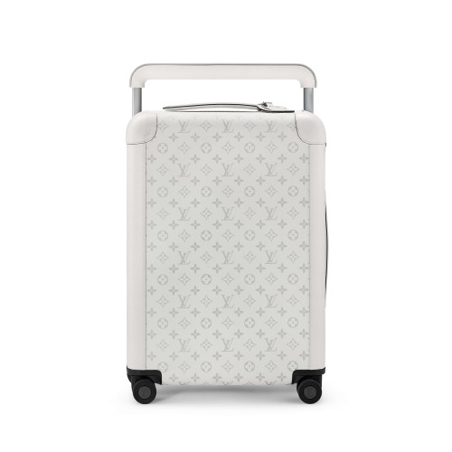 NIGO Louis Vuitton Horizon White Leather Dark Monogrammed Trolley Luggage Bag Bags #nigo99299