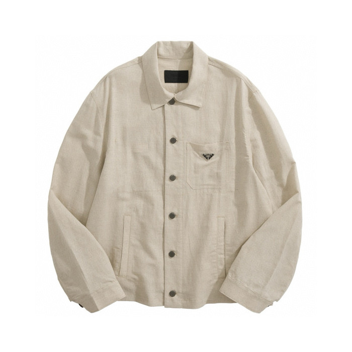NIGO Prada Men's Autumn and Winter Triangle Logo Lapel Single Breasted Long Sleeve Jacket #nigo99349