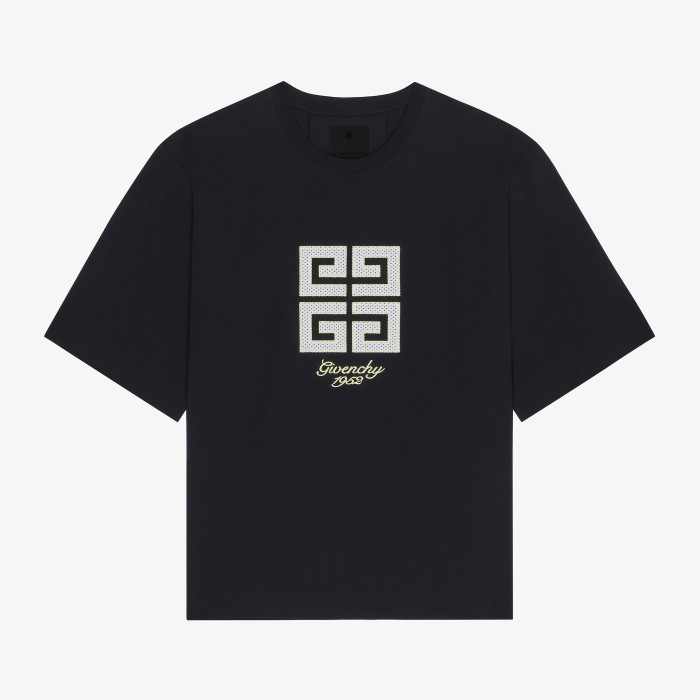 NIGO Givenchy Men's Summer Embroidered Logo Solid Colour Letter Round Neck Cotton Short Sleeve T-Shirt #nigo99345