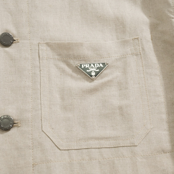 NIGO Prada Men's Autumn and Winter Triangle Logo Lapel Single Breasted Long Sleeve Jacket #nigo99349