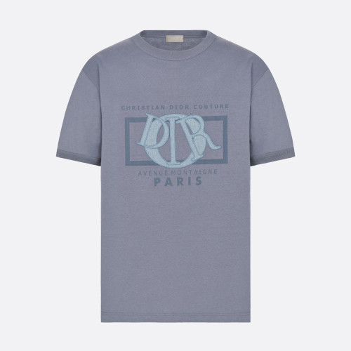 NIGO Dior Men's Summer Embroidered Letter Logo Round Neck Cotton Short Sleeve T-Shirt #nigo99357